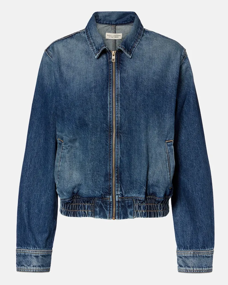 Nili Lotan Jeansjacke Najac Blau