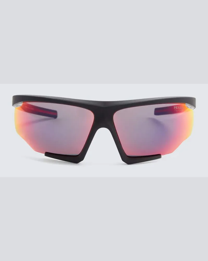 Prada Linea Rossa Sonnenbrille Schwarz