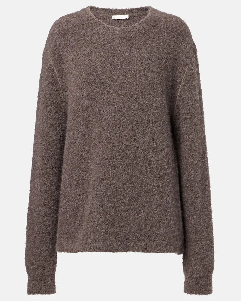 The Row Pullover Leorina aus Kaschmir, Alpakawolle und Seide Braun