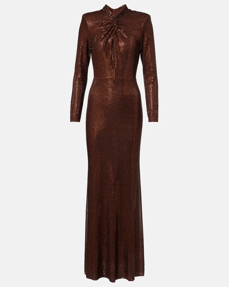Self-Portrait Verzierte Robe Braun