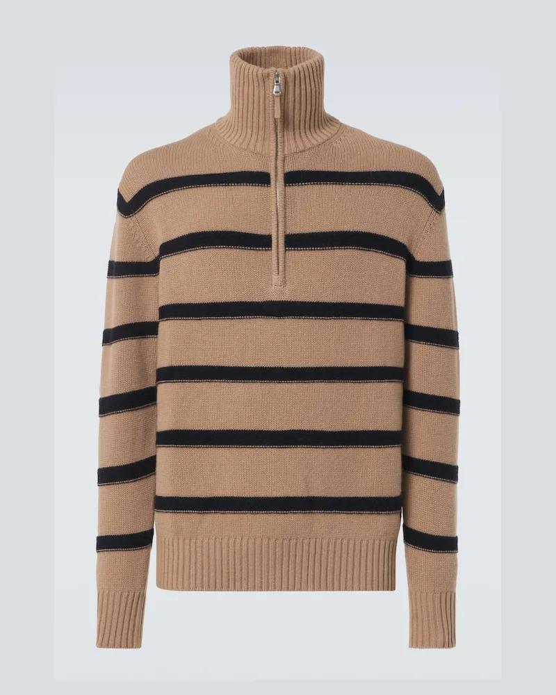 ALLUDE Pullover aus Wolle und Kaschmir Braun