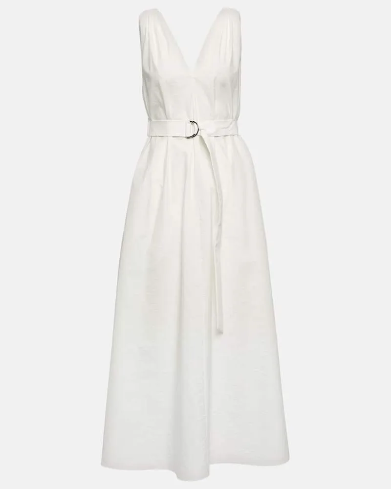 Brunello Cucinelli Maxikleid Weiß