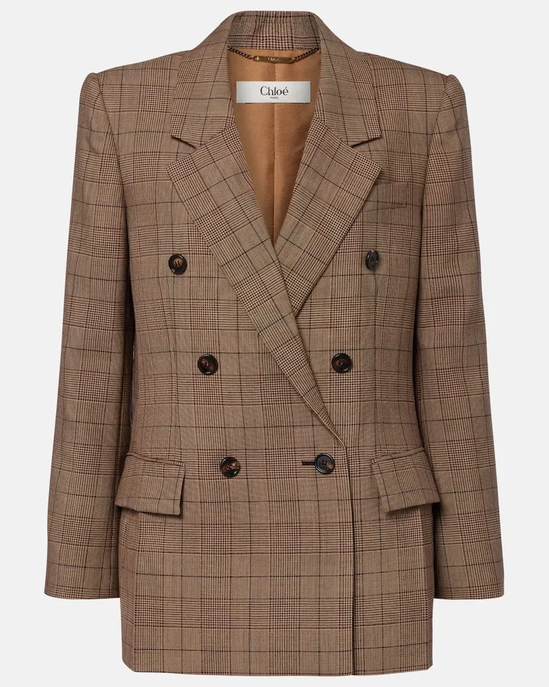 Chloé Chloé Blazer aus Wolle Braun