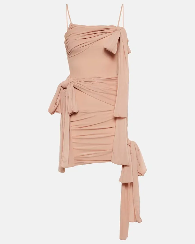 Blumarine Minikleid aus Jersey Rosa