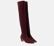 Overknee-Stiefel Lupasca 50 aus Veloursleder