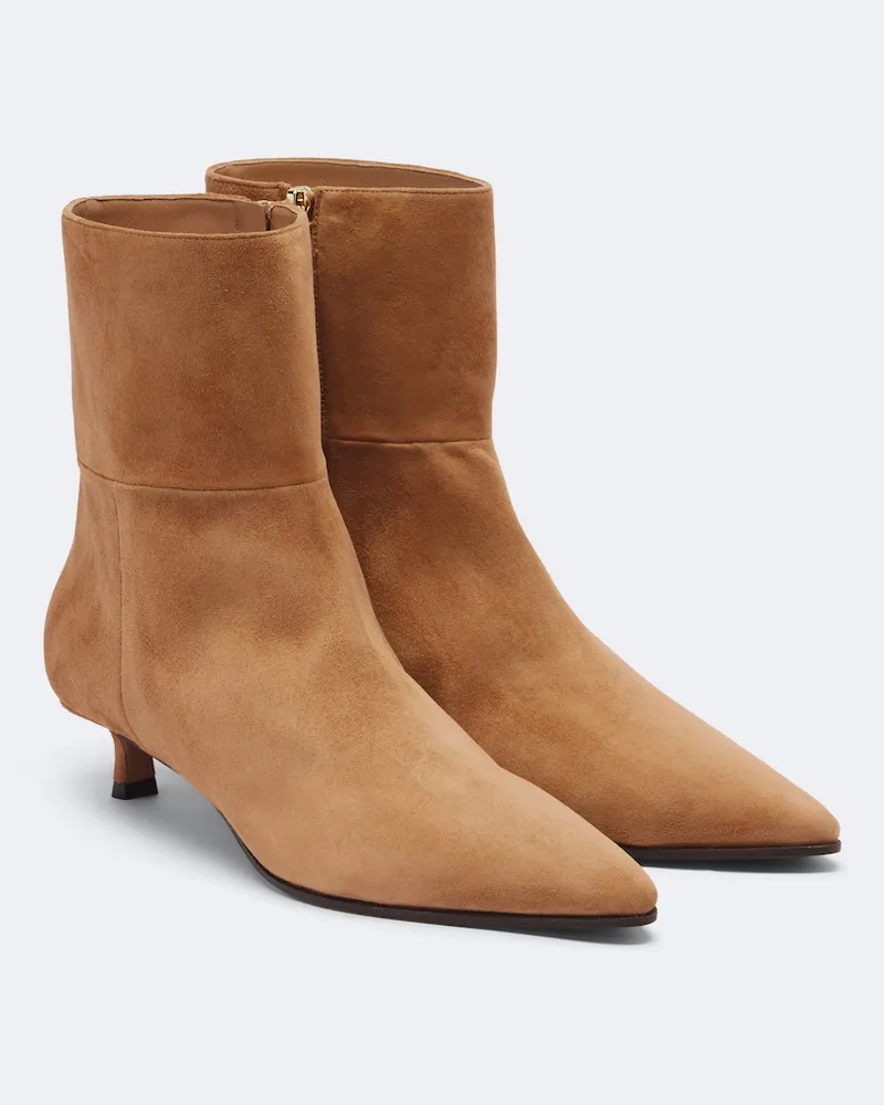 Jimmy Choo Ankle Boots Lory aus Veloursleder Braun