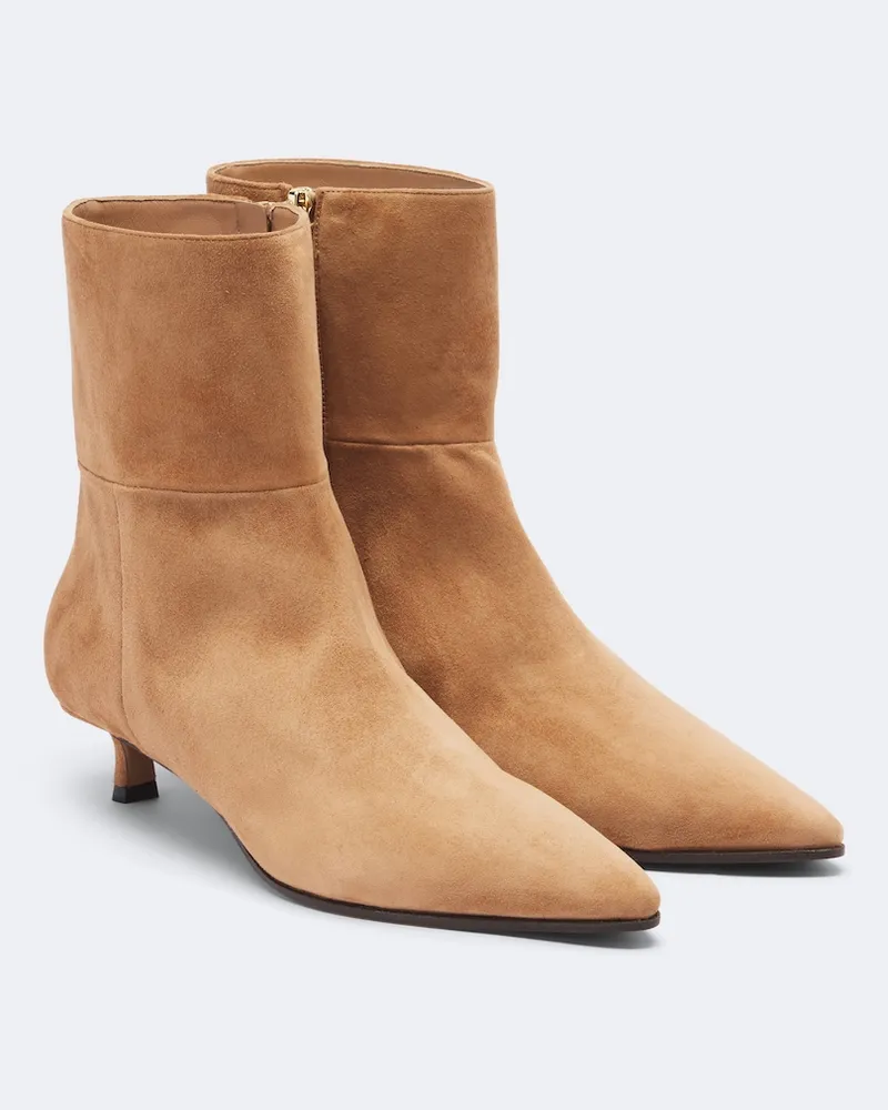 Jimmy Choo Ankle Boots Lory aus Veloursleder Braun
