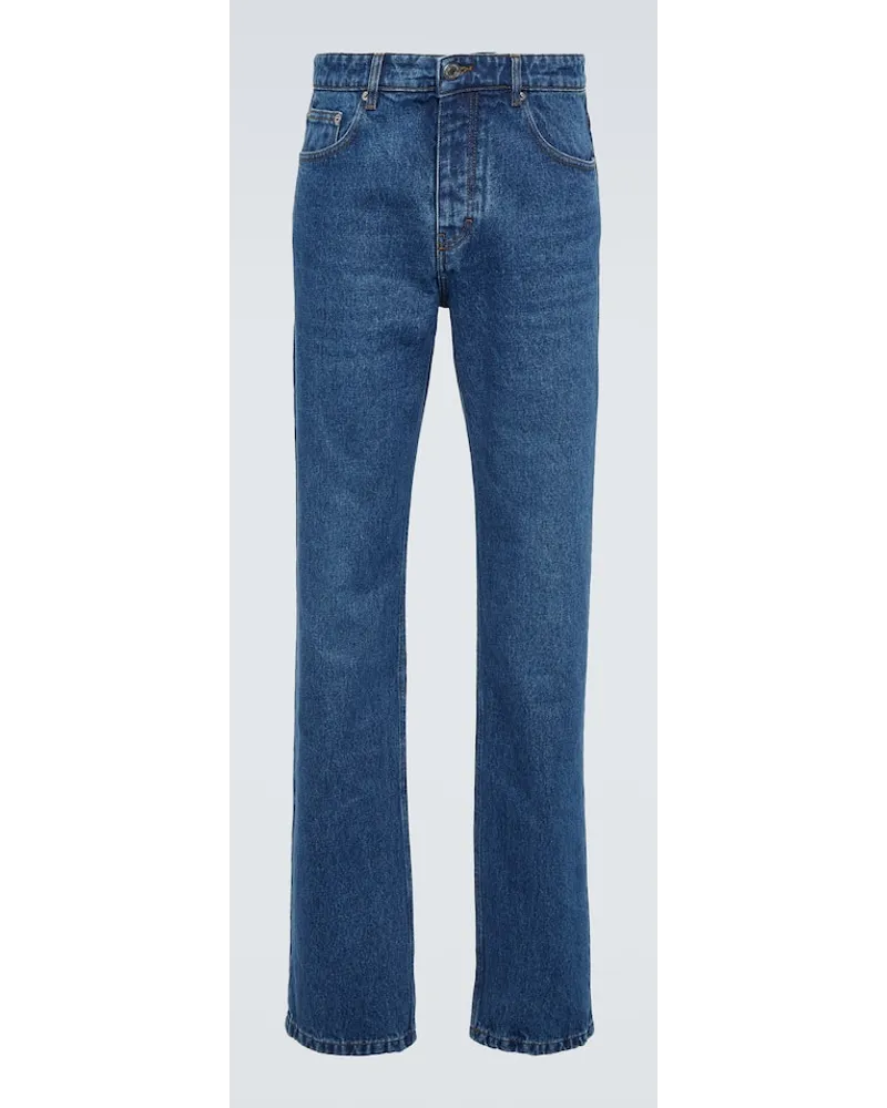 AMI Paris Straight Jeans Blau