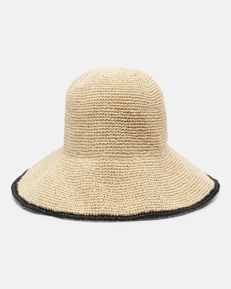 Totême Hut aus Stroh Beige