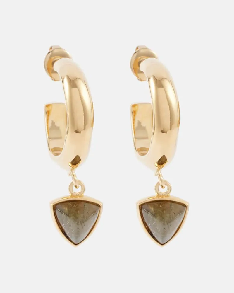 Isabel Marant Verzierte Ohrringe Gold