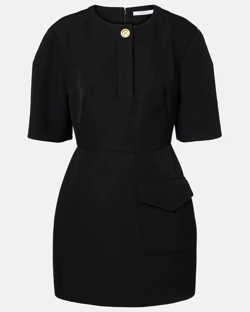 Givenchy Minikleid aus Wolle Schwarz