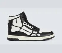 High-Top Sneakers Skeleton aus Leder