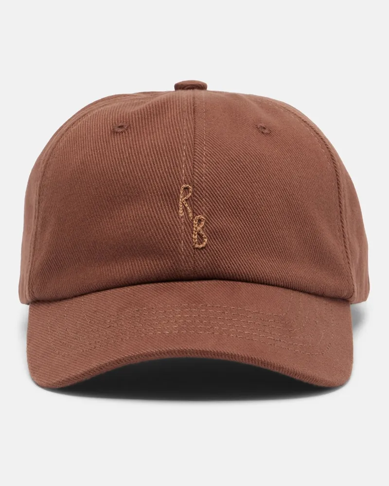 RUSLAN BAGINSKIY Baseballcap aus Baumwolle Braun