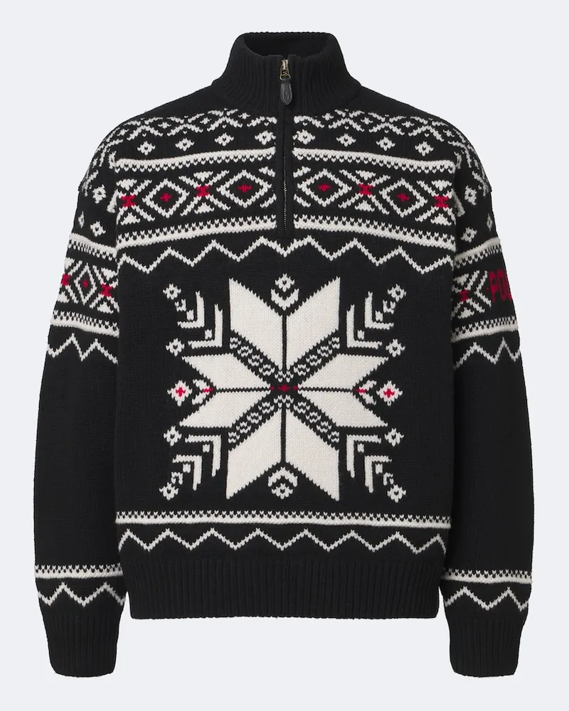 Ralph Lauren Pullover aus Wolle Schwarz