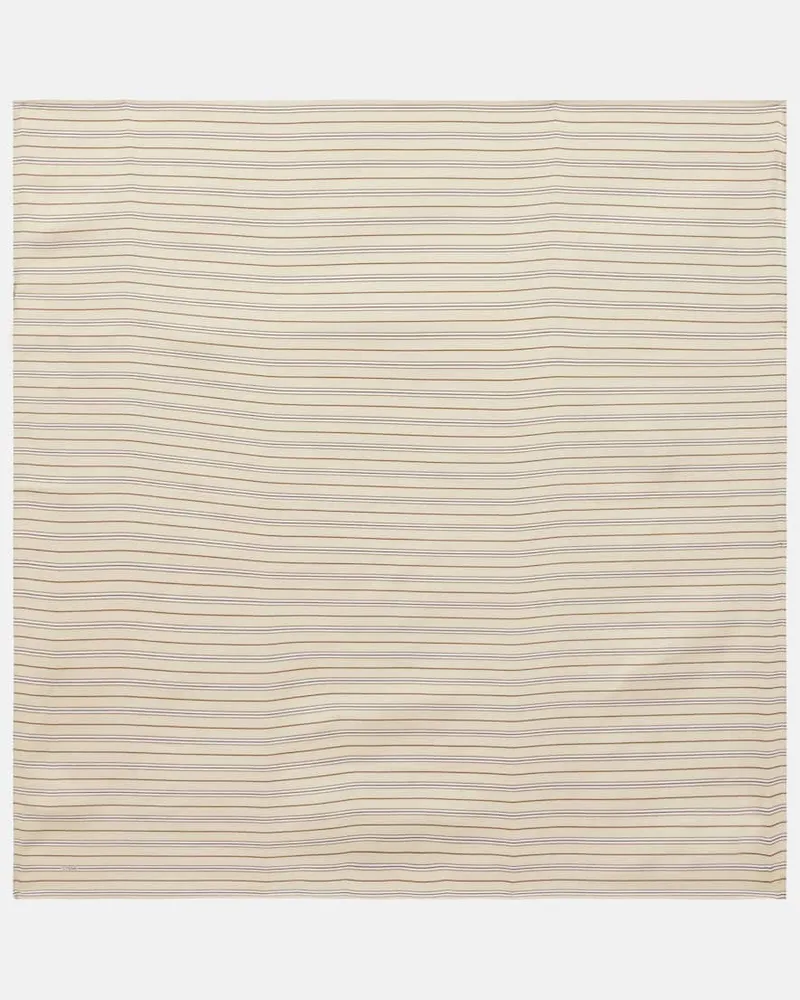 Totême Schal aus Seide Beige