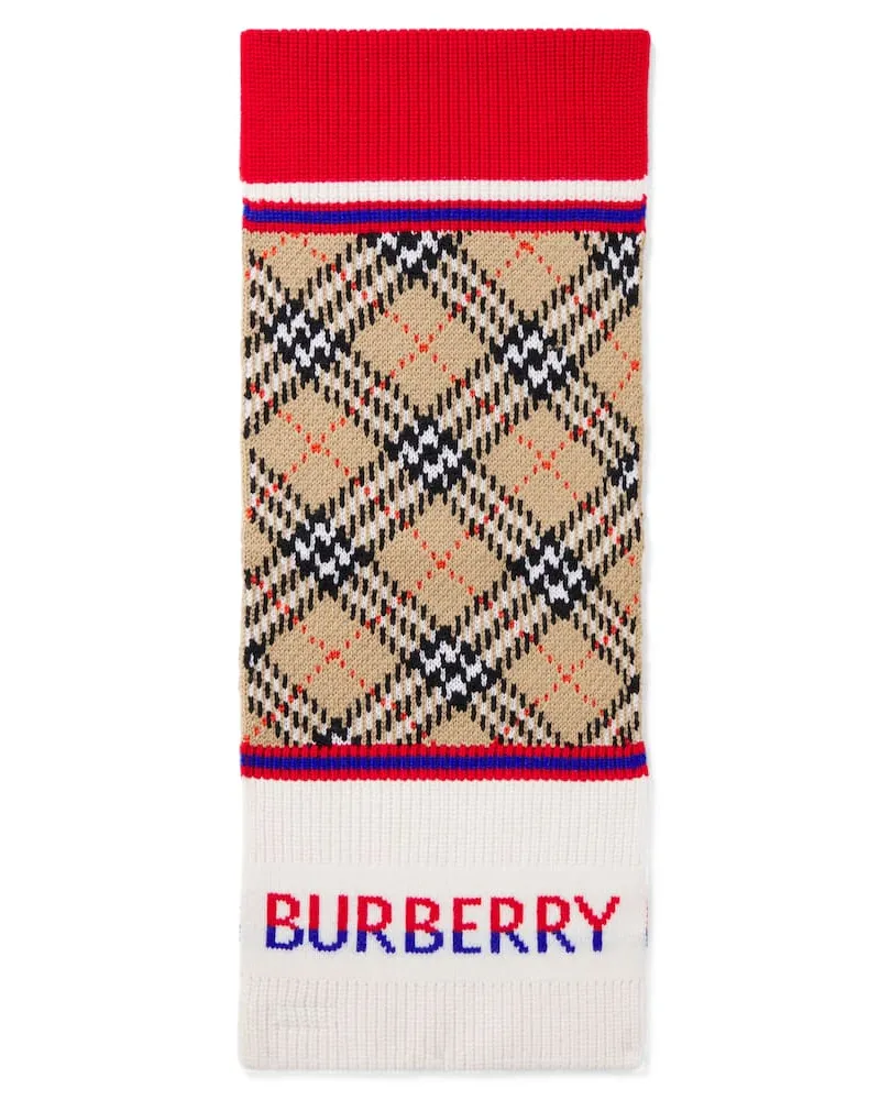 Burberry Schal Burberry Check aus Wolle Multicolor