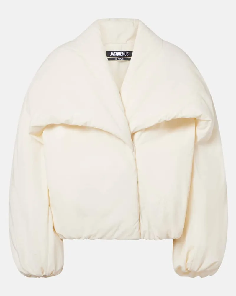 Jacquemus Bomberjacke Chale Weiß