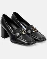 Jimmy Choo Loafer-Pumps Evin 65 aus Leder Schwarz