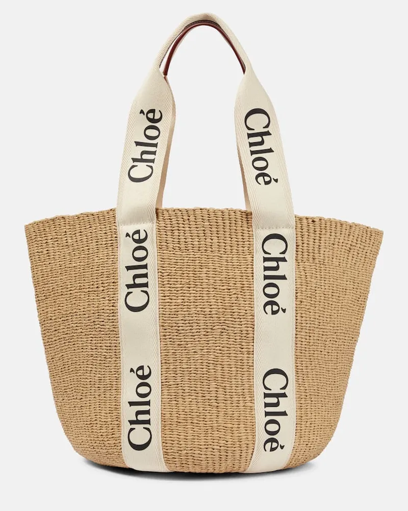 Chloé Chloé X Mifuko Tote Bag Woody Large Neutral
