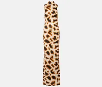 Bedrucktes Maxikleid