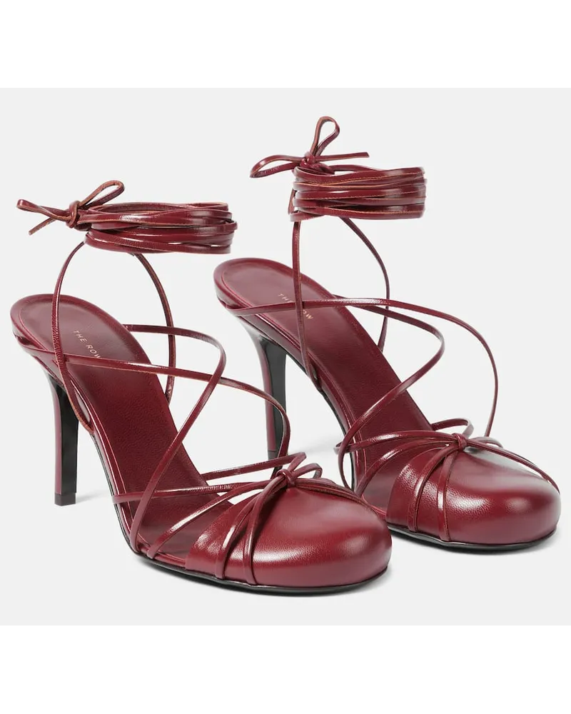 The Row Pumps Joan aus Leder Rot