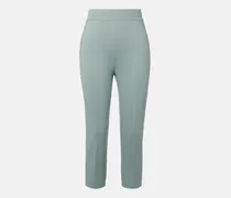 Cropped-Hose Siena aus Seide und Baumwolle