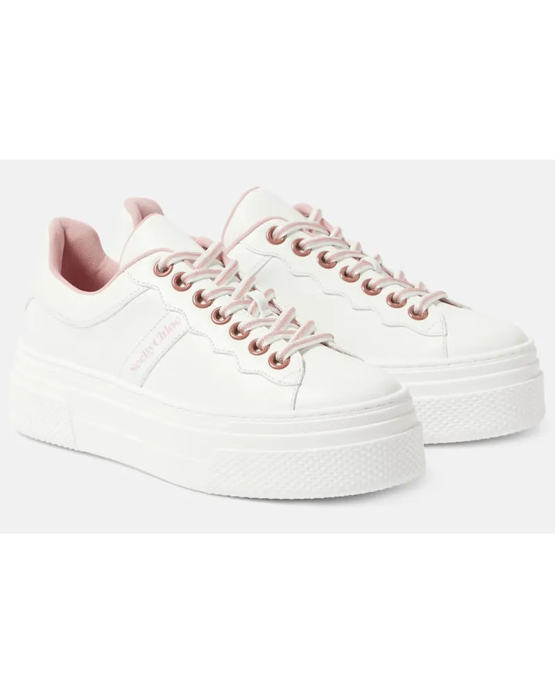 See by Chloé See By Chloe Sneakers Essie aus Leder Weiss