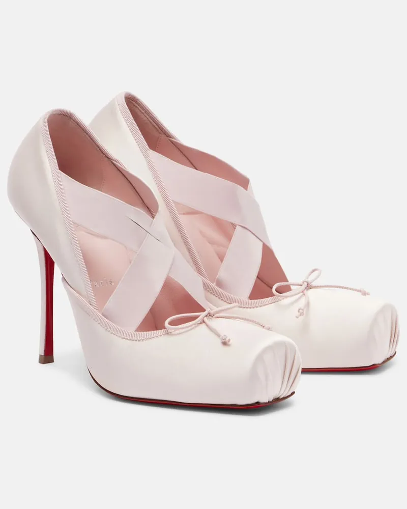 Christian Louboutin Pumps Cassia aus Satin Pink