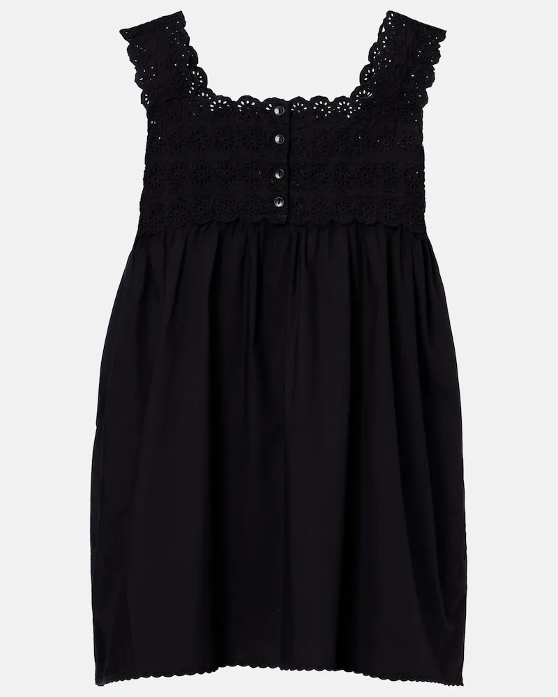 Posse Top Ezra aus Baumwolle Schwarz