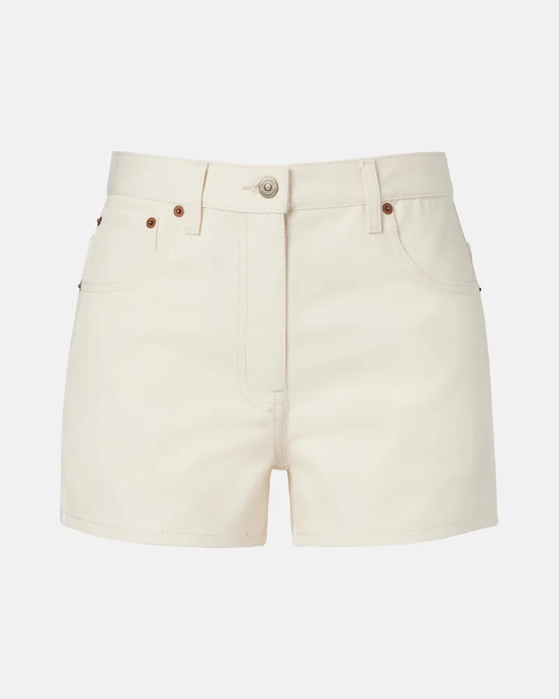 Valentino Garavani Jeansshorts Weiß