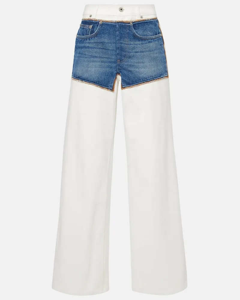 Jean Paul Gaultier Straight Jeans Petit Grand Weiß