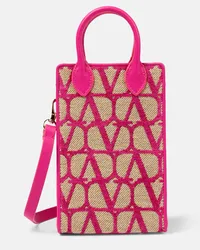 Valentino Garavani Tote Toile Iconographe Pink