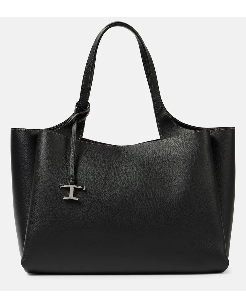 TOD'S Tote Medium aus Leder Schwarz