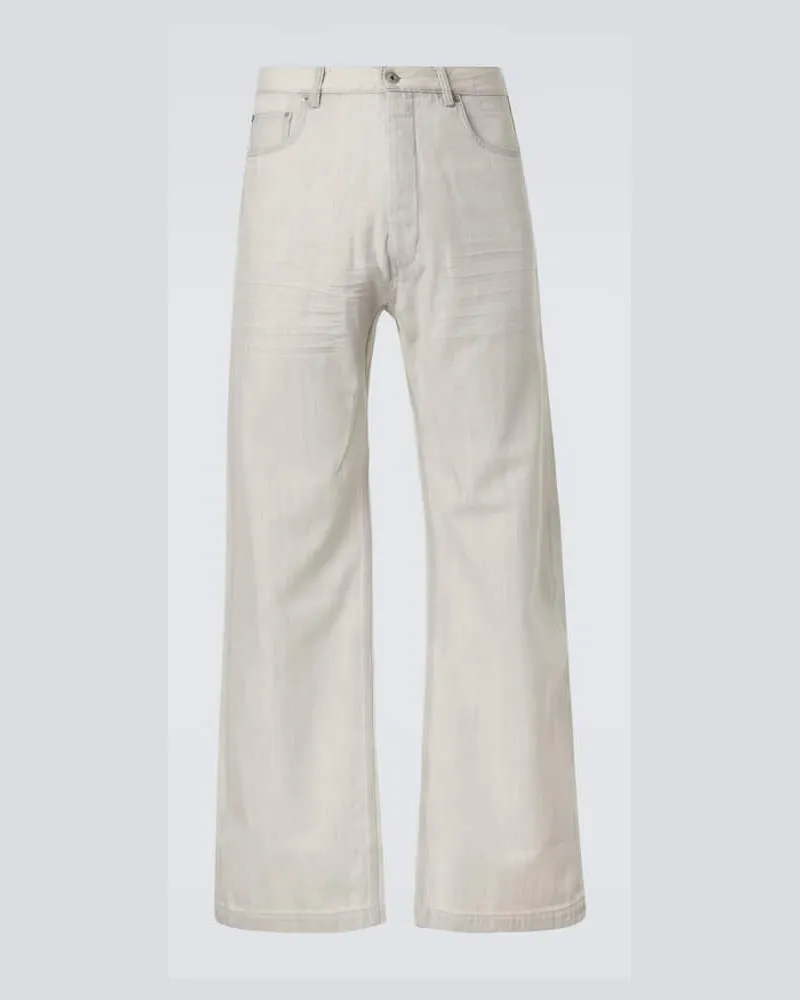 Rick Owens DRKSHDW Wide-Leg Jeans Geth Grau