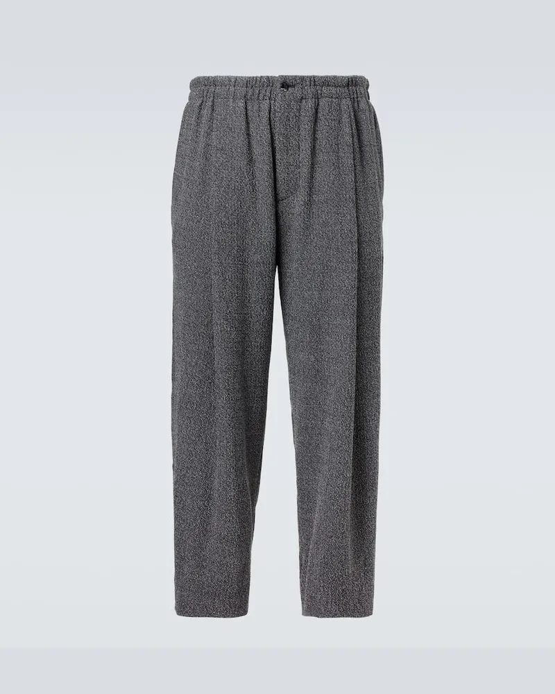 Giorgio Armani Weite Hose Grau