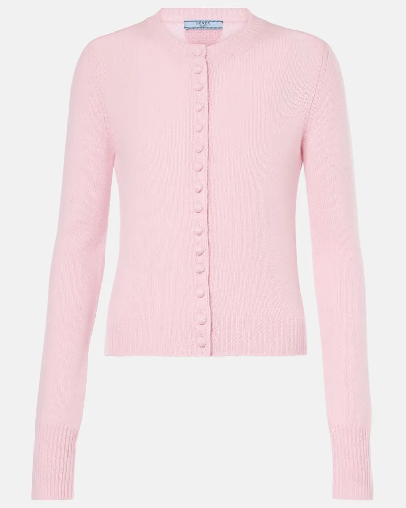 Prada Cardigan aus Kaschmir Rosa