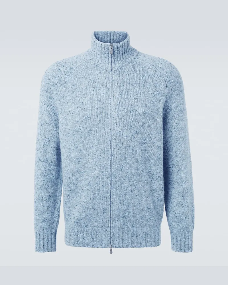 Brunello Cucinelli Cardigan aus Kaschmir Blau