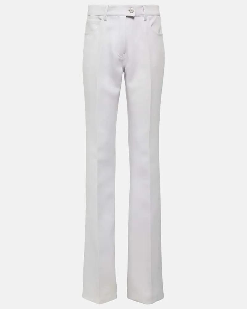 Courrèges Courrèges Schlaghose Uniform Weiß