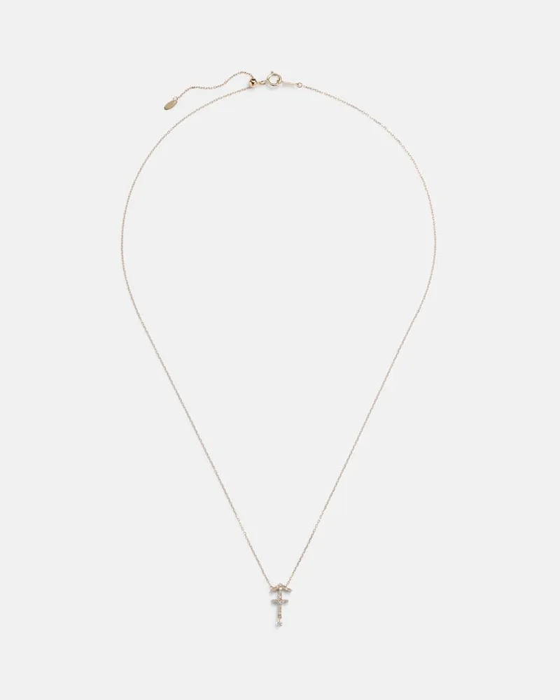 PERSEE Persée Halskette Sagittarius aus 18kt Gelbgold mit Diamanten Gelb