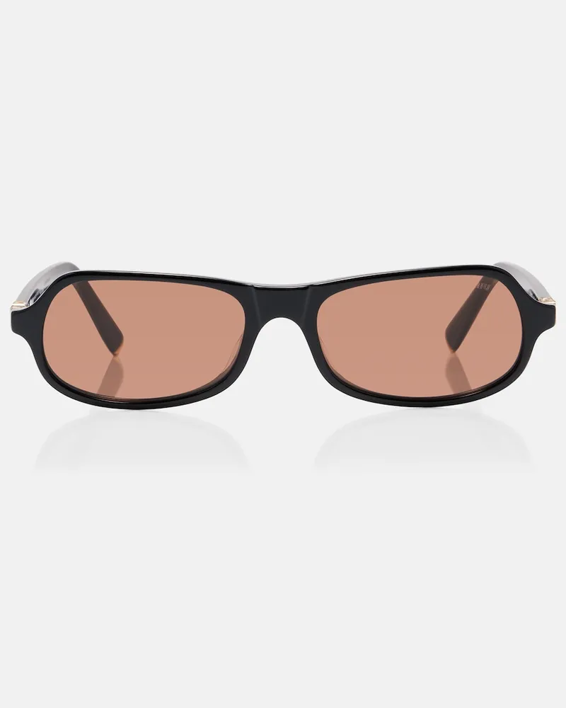 Miu Miu Eckige Sonnenbrille Schwarz