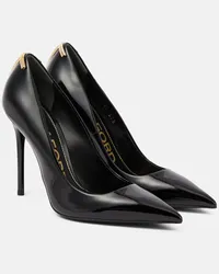 Tom Ford Pumps T aus Lackleder Schwarz