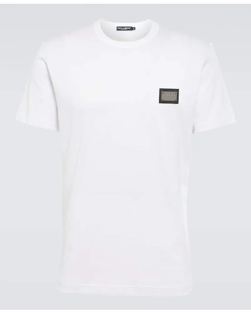 Dolce & Gabbana T-Shirt aus Baumwolle Weiss