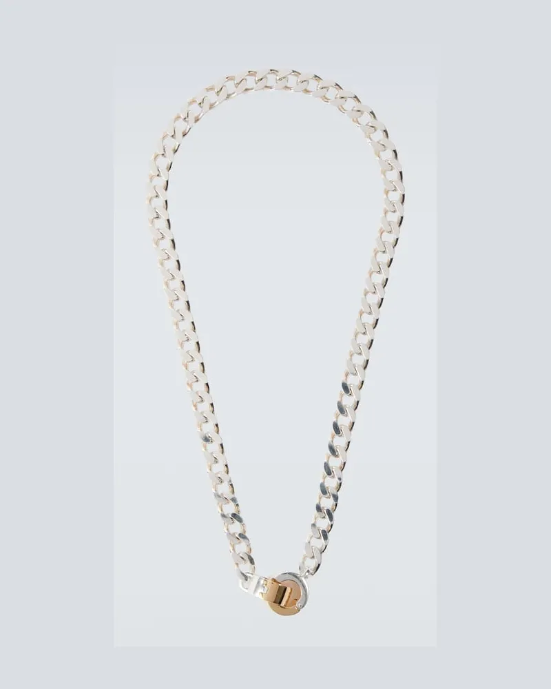 Bottega Veneta Halskette aus Sterlingsilber, 18kt vergoldet Silber