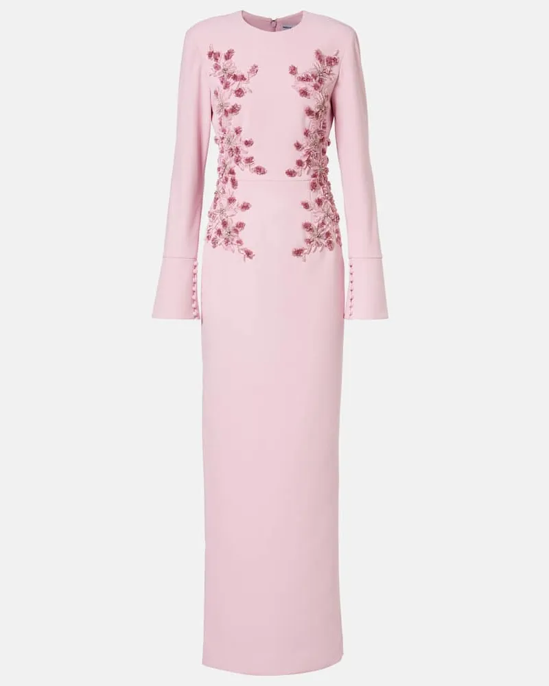 Rebecca Vallance Verzierte Robe Lulee Pink