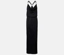 Verzierte Robe aus Jersey