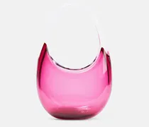 Schultertasche Swipe Mini aus Glas