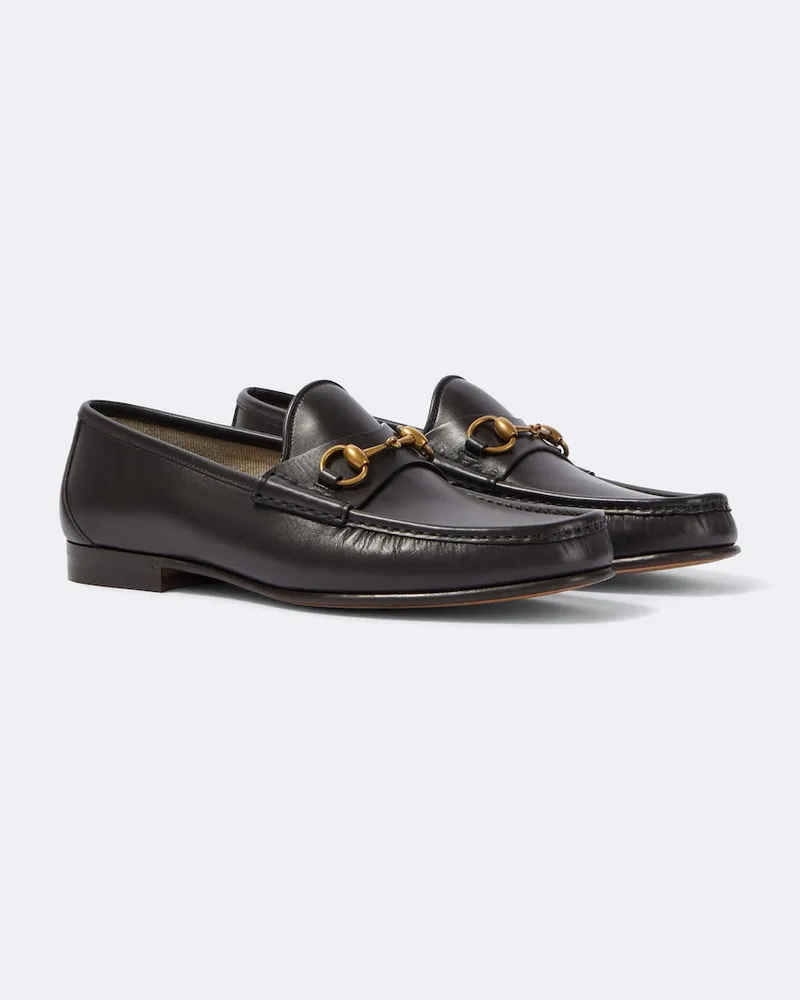 Gucci Loafers Horsebit 1953 aus Leder Braun