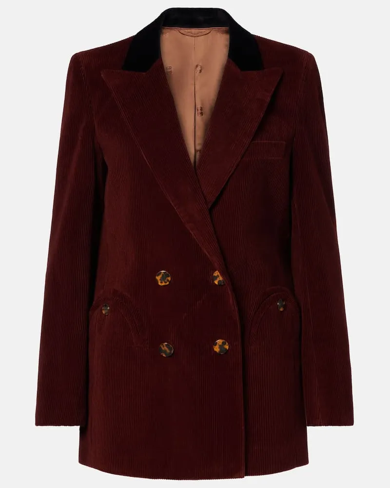 Blazé Milano Blazé Milano Blazer Everyday aus Baumwoll-Cord Braun