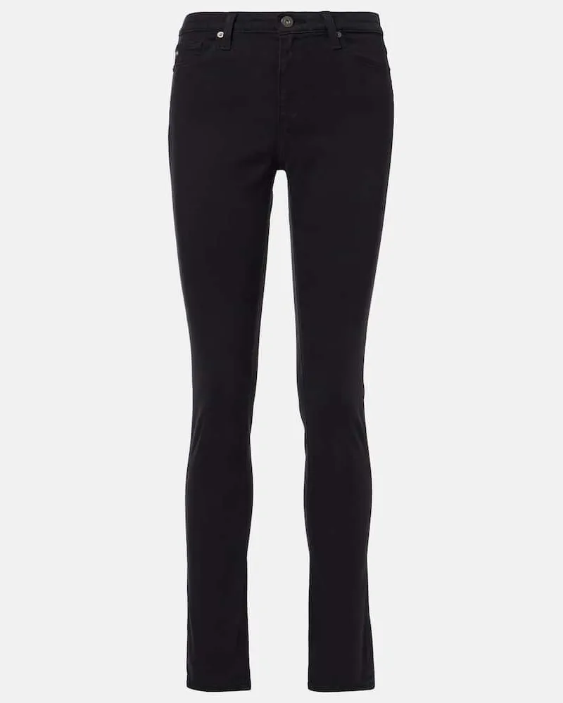 Adriano Goldschmied Mid-Rise Skinny Jeans Prima Schwarz