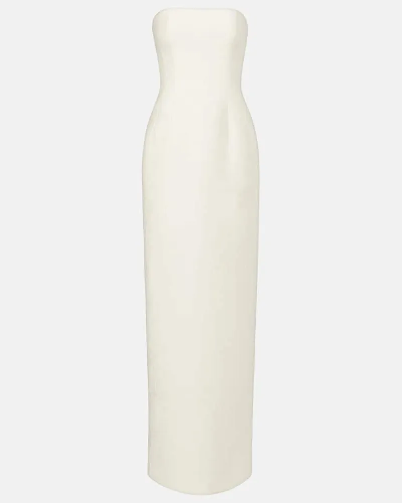 EMILIA WICKSTEAD Bridal Robe Laelia Weiß